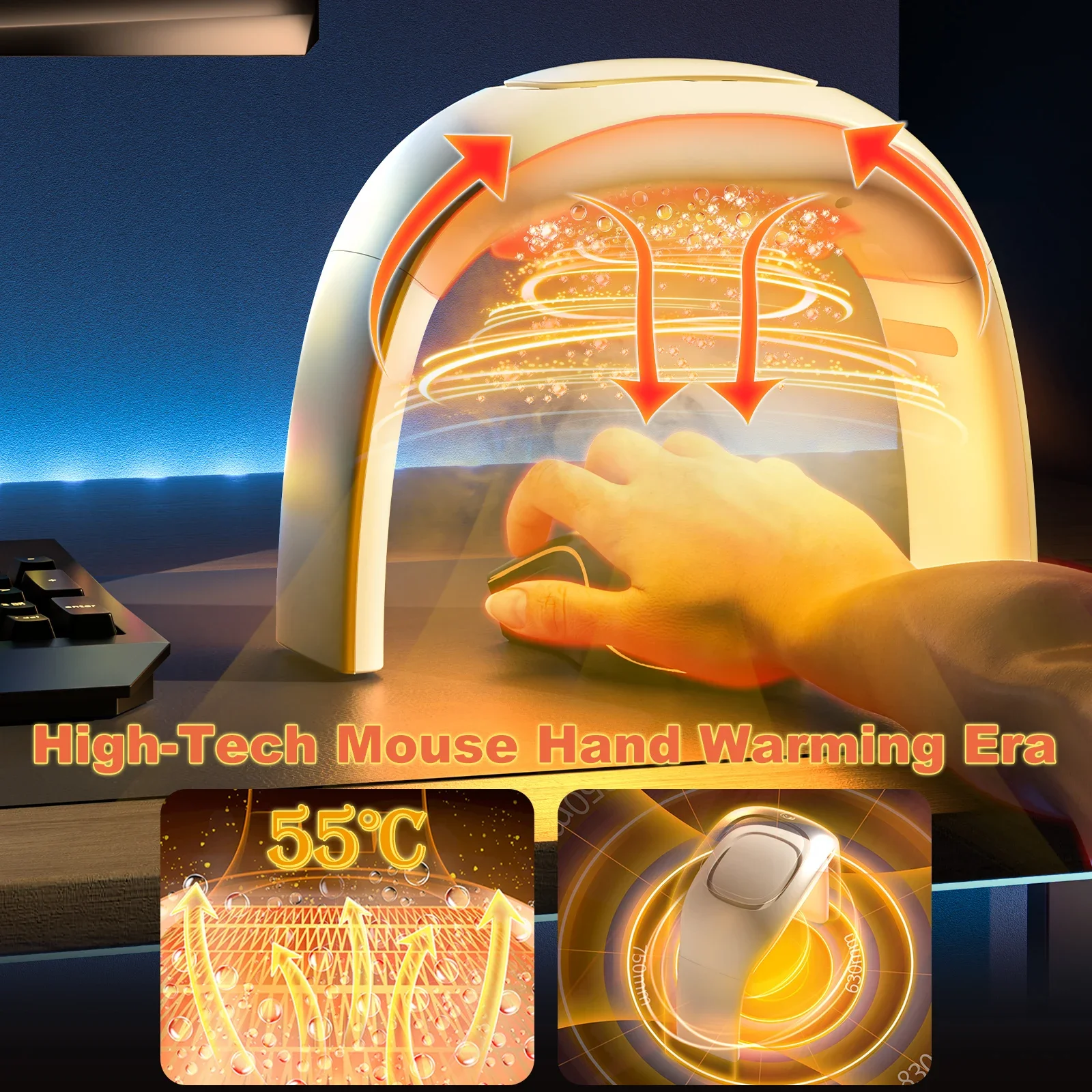Eary Portable Winter Mouse Han - The Office Tech review and price