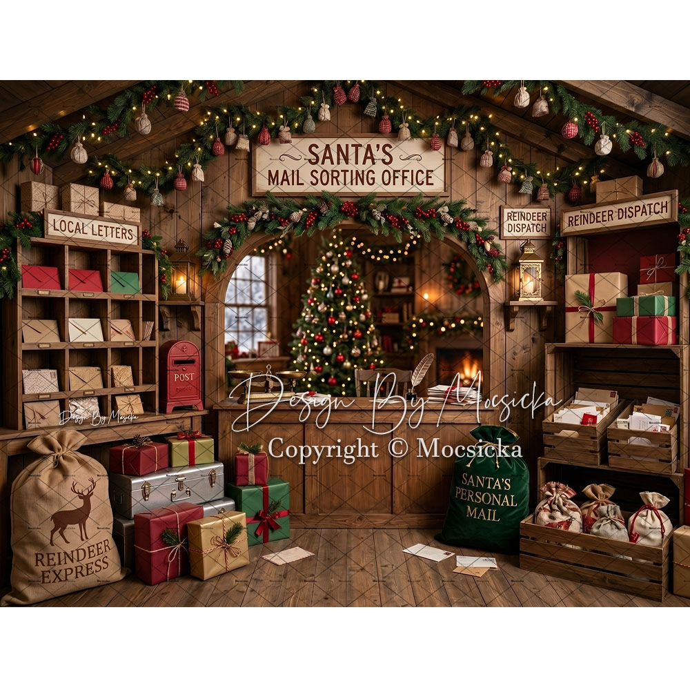 Mocsicka Christmas Post Office - Office Tech Background review and price
