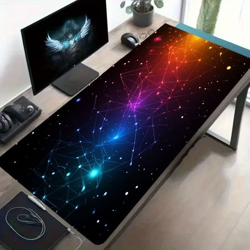 Brand XL Desk Mat Iron Art Cos - Office Tech Background review and price