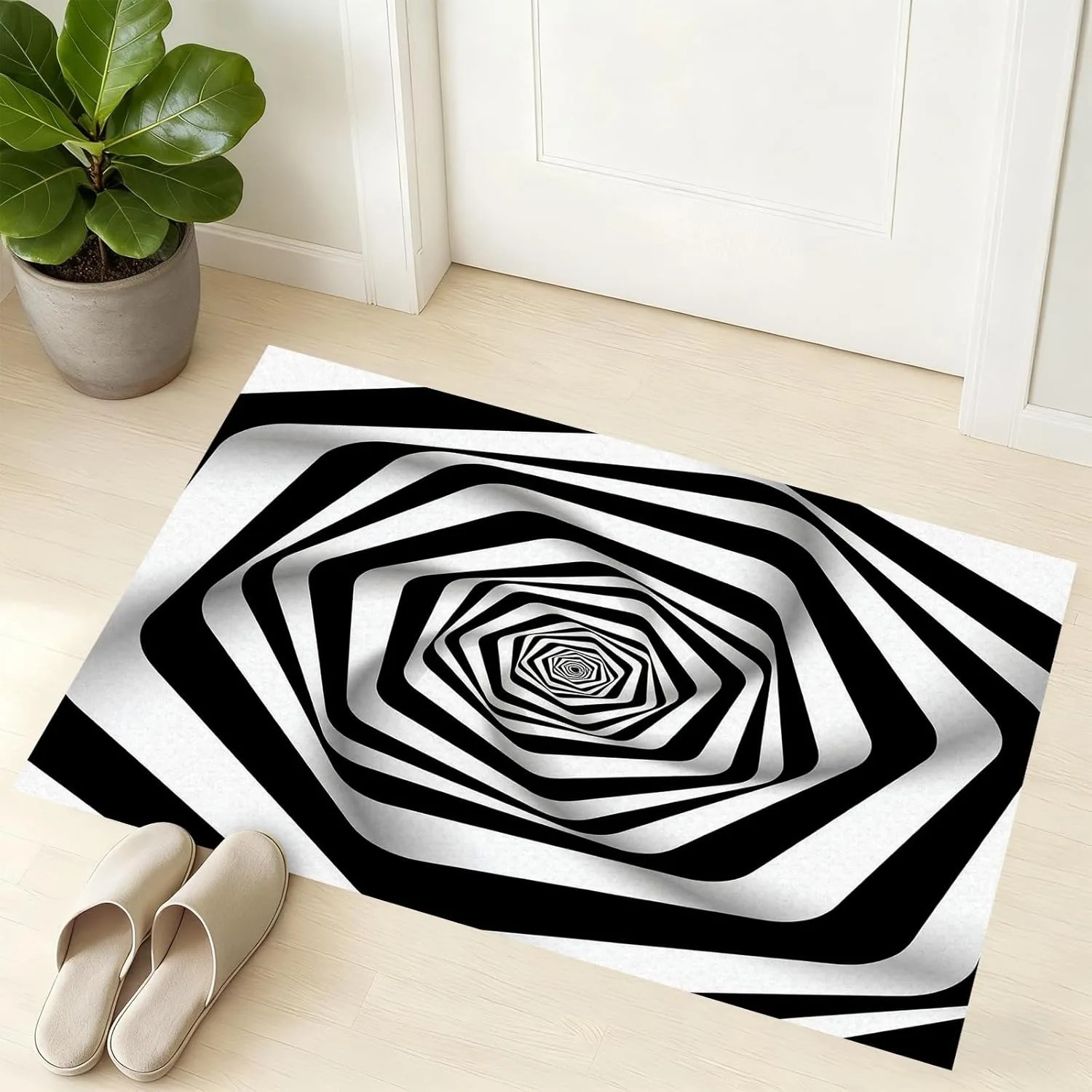 Abstract Topo Doormat Neon Blu - Office Tech Background review and price