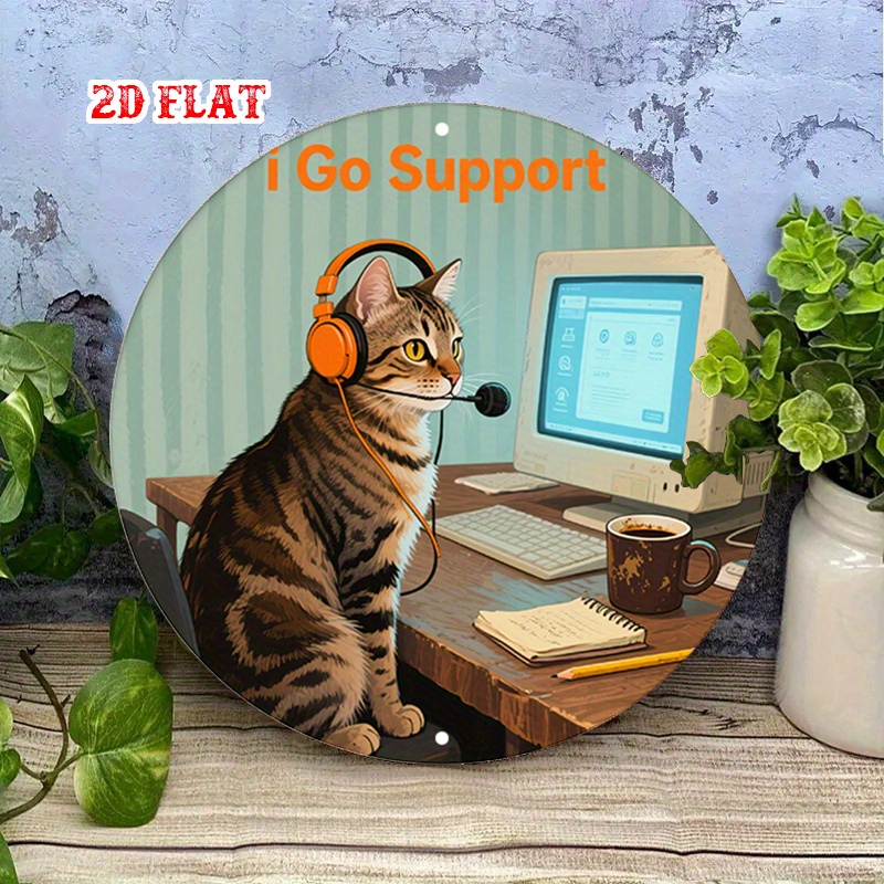 CIFBUY 2D Flat Funny Tech Supp - The Office Tech review and price