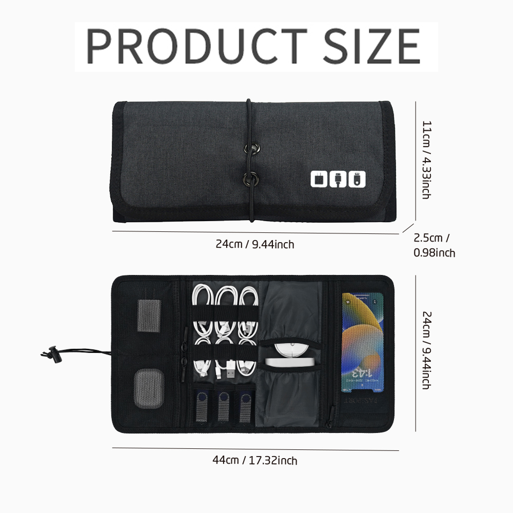 Tech Organizer Bag Cable Stora - The Office Tech review and price