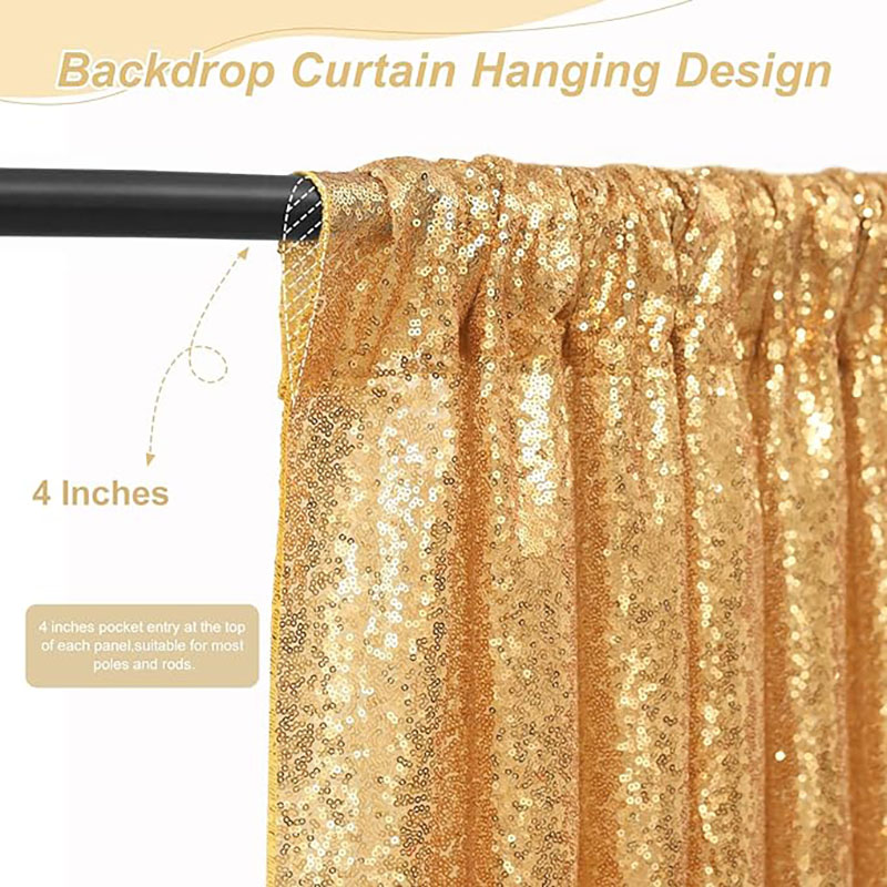 2 Panels Sequin Backdrop Curta - Office Tech Background review and price