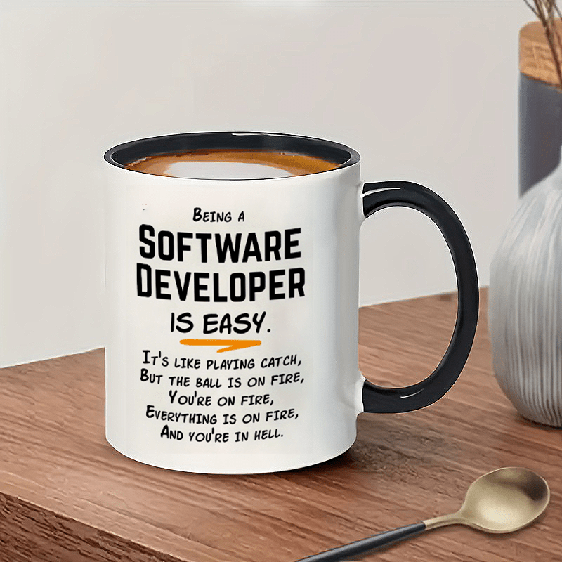 Software Developer Humor 11oz  - The Office Tech review and price