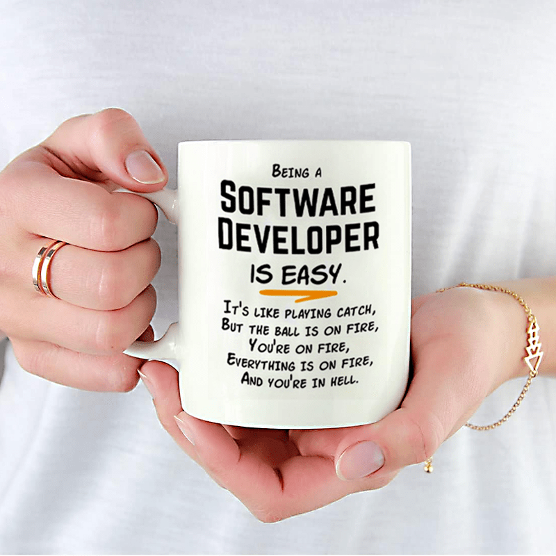 Software Developer Humor 11oz  - The Office Tech review and price