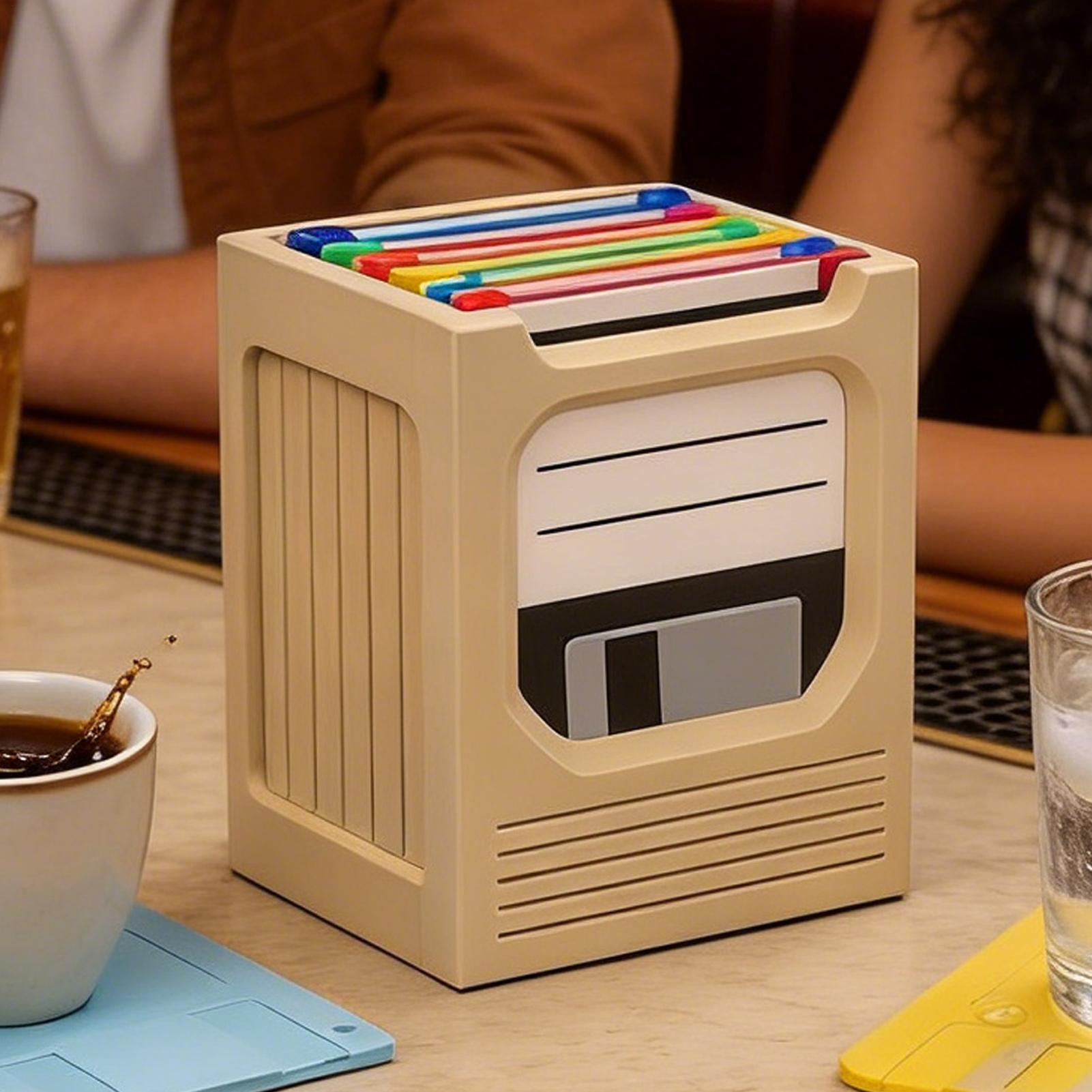 Retro Tech Coaster Holder Set  - The Office Tech review and price