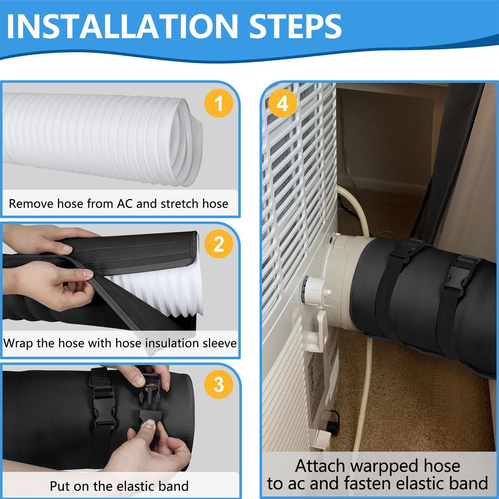 Air Conditioner Hose Cover Dus - The Office Tech review and price